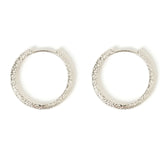 Arabella Silver Hoops