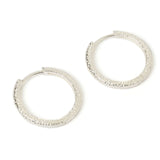 Arabella Silver Hoops