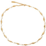Mimi Pearl and Gold Necklace