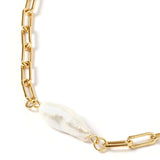 Cecilia Gold & Pearl Necklace