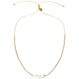Sage Gold & Pearl Choker