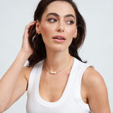 Sage Gold & Pearl Choker