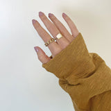 Cleo Gold and Mother of Pearl Ring