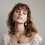 Flower Pearl Earrings