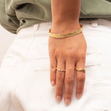 Noma Gold Eyelet Ring