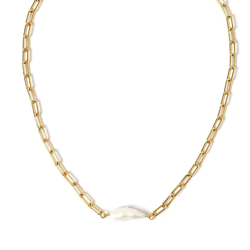 Cecilia Gold & Pearl Necklace