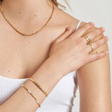 Amazon Gold & Moonstone Bracelet
