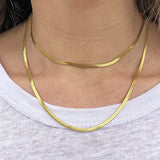 Sylvia Gold Snake Chain Necklace